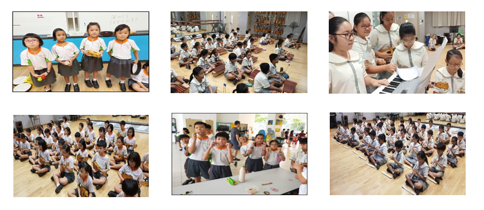 Students engage in a variety of Music learning experiences, including singing, playing instruments and performing together, developing musical skills, creativity and confidence through collaborative music-making.